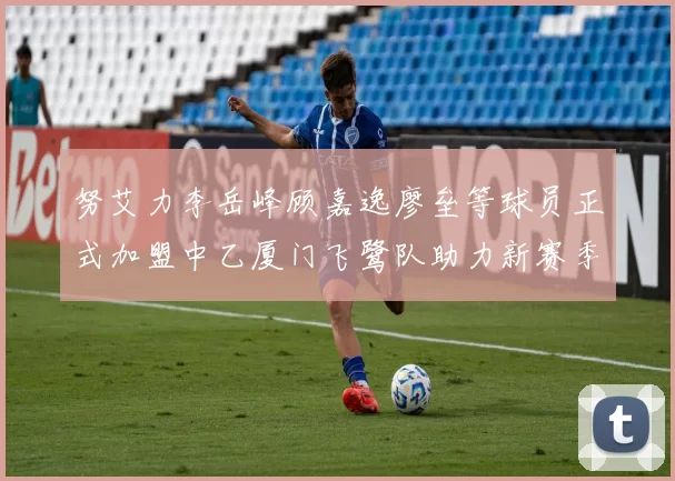 努艾力李岳峰顾嘉逸廖垒等球员正式加盟中乙厦门飞鹭队助力新赛季